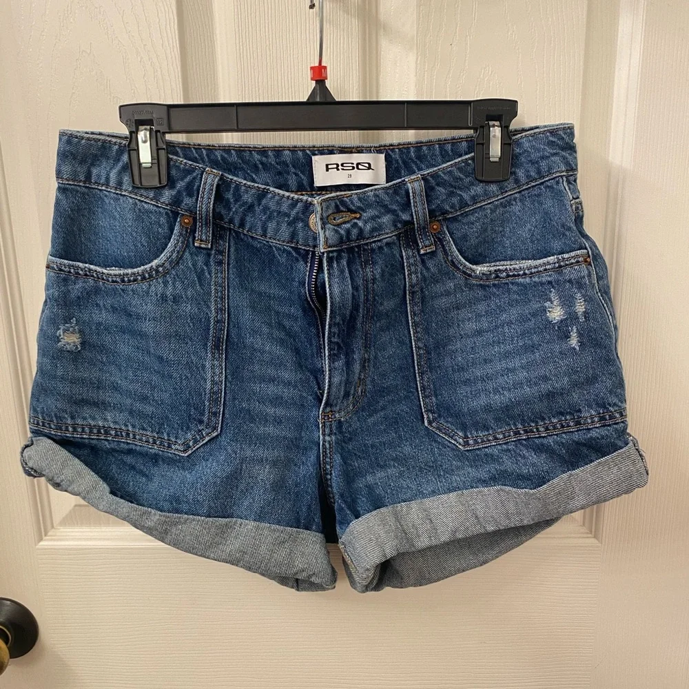 RSQ Women's Classic Blue Jean Shorts